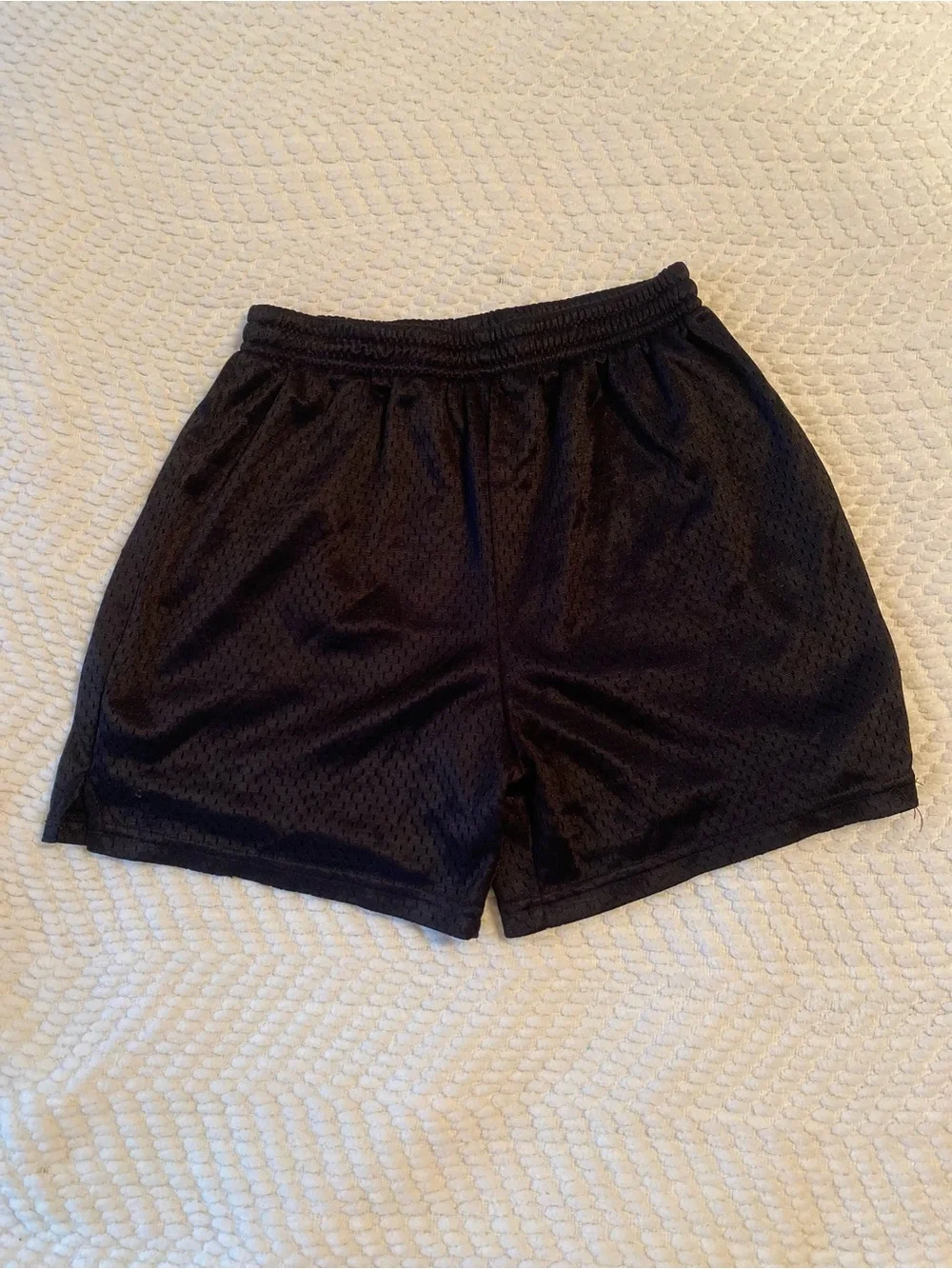 BCG Girls Black Mesh Athletic Shorts Size L 12/14